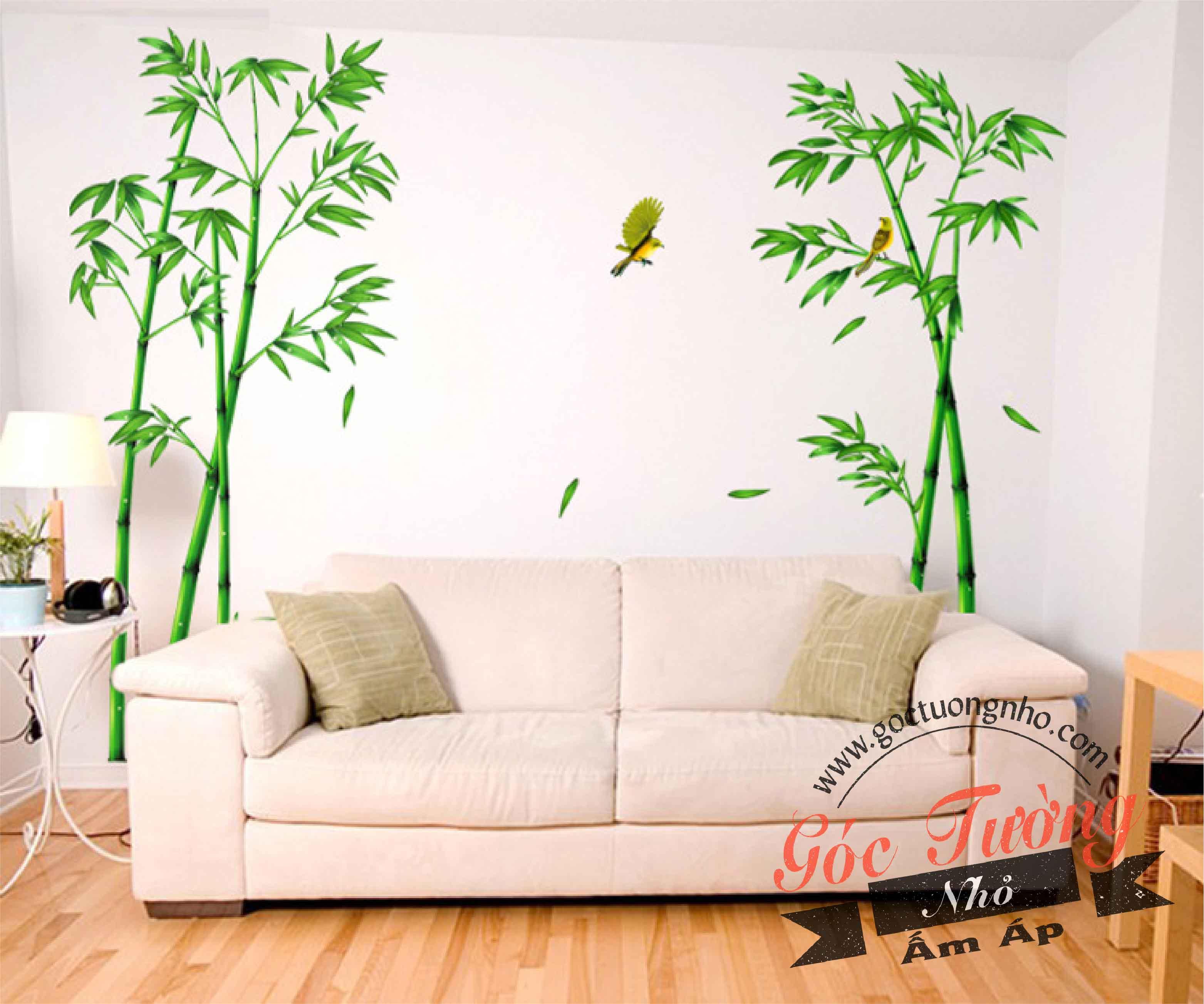 Decal dán tường hình cây xanh dlx0779