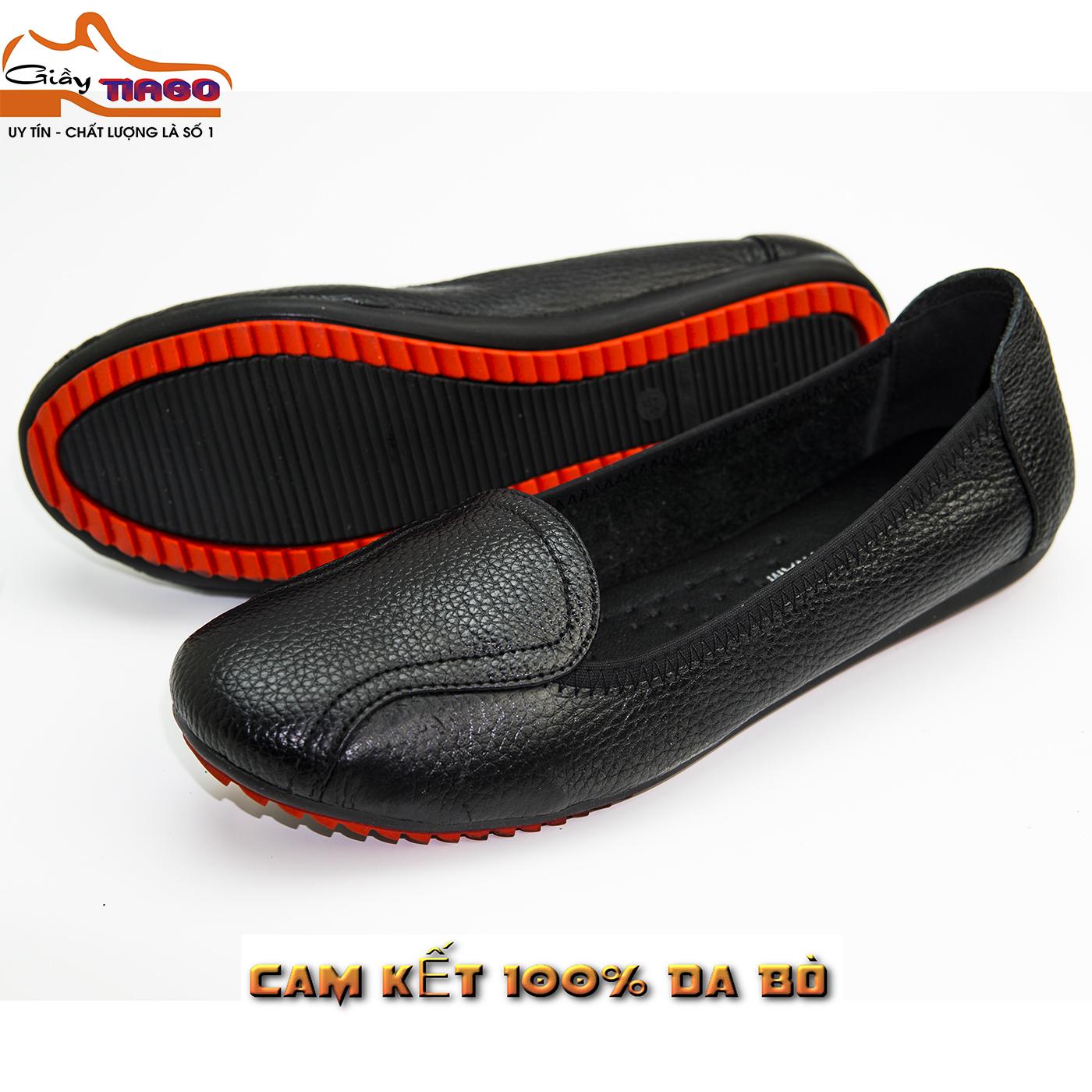 Giày Mọi Nữ Da Bò Thật Siêu Mềm Ôm Chân