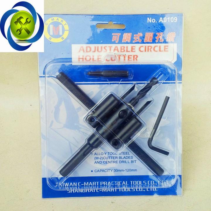 Bộ khoét thạch cao c-mart a0109 30mm-120mm