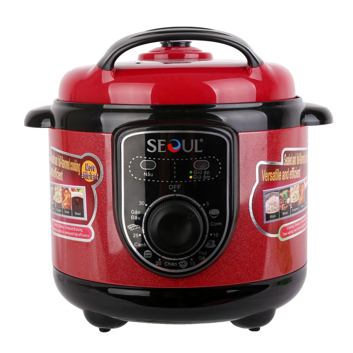 Nồi áp suất điện Seoul TSU-300 3L 700W (ĐỎ)