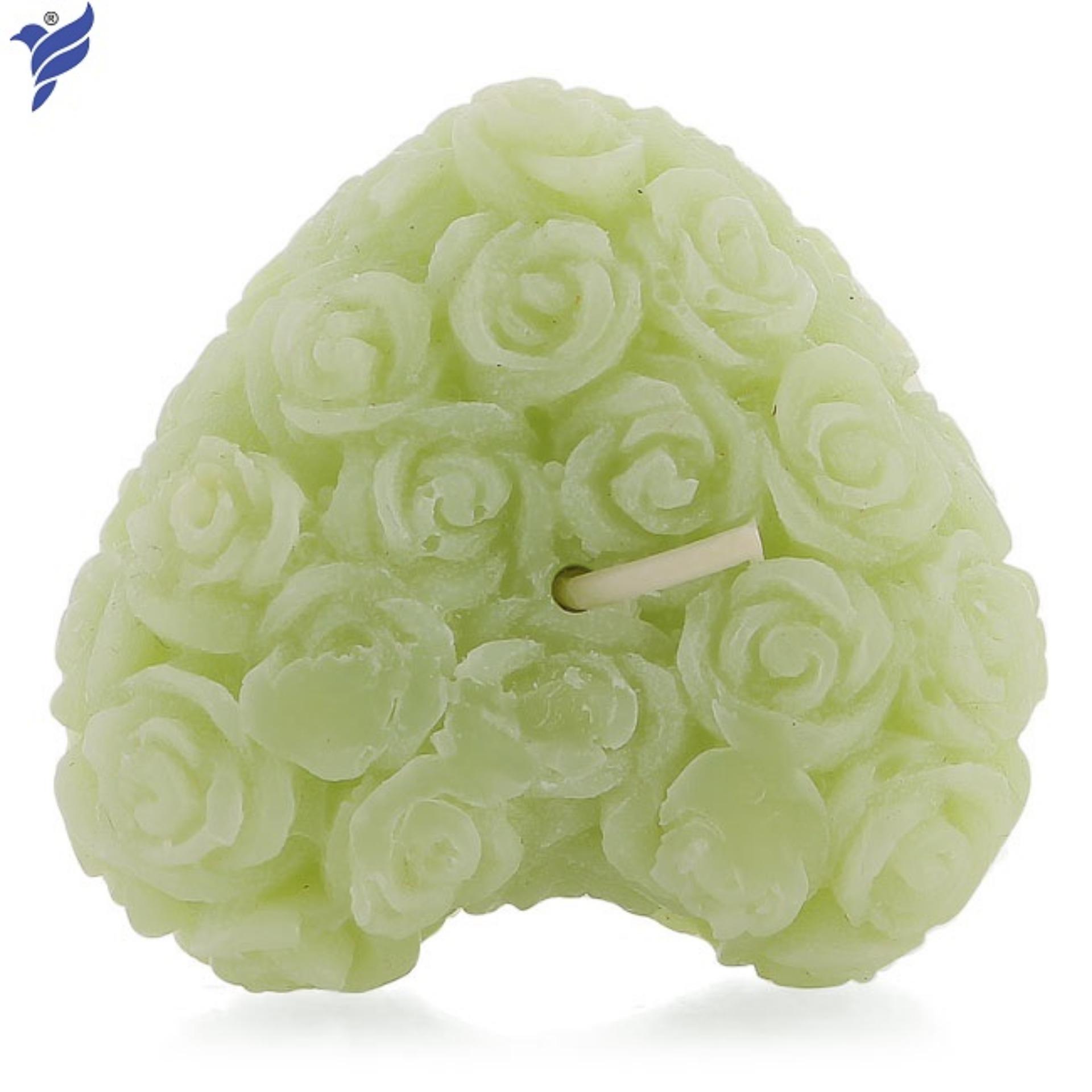 Nến thơm décor hoa hồng hình trái tim MIC5067