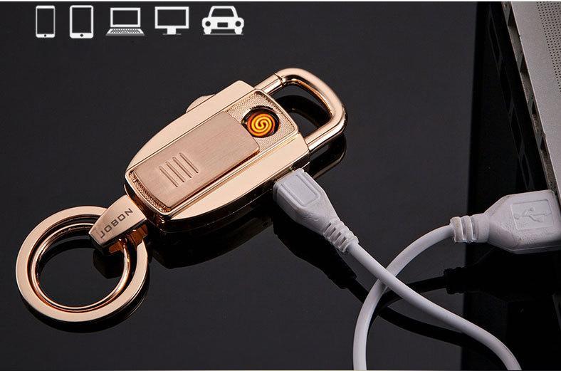 Bật lửa hồng ngoại cao cấp tích hợp móc khóa ô tô Jobon ZB8755