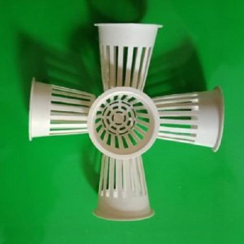 [HCM]Bộ 100 cái Rọ Nhựa Trồng Rau Thủy Canh 65x53mm Cho ống PVC
