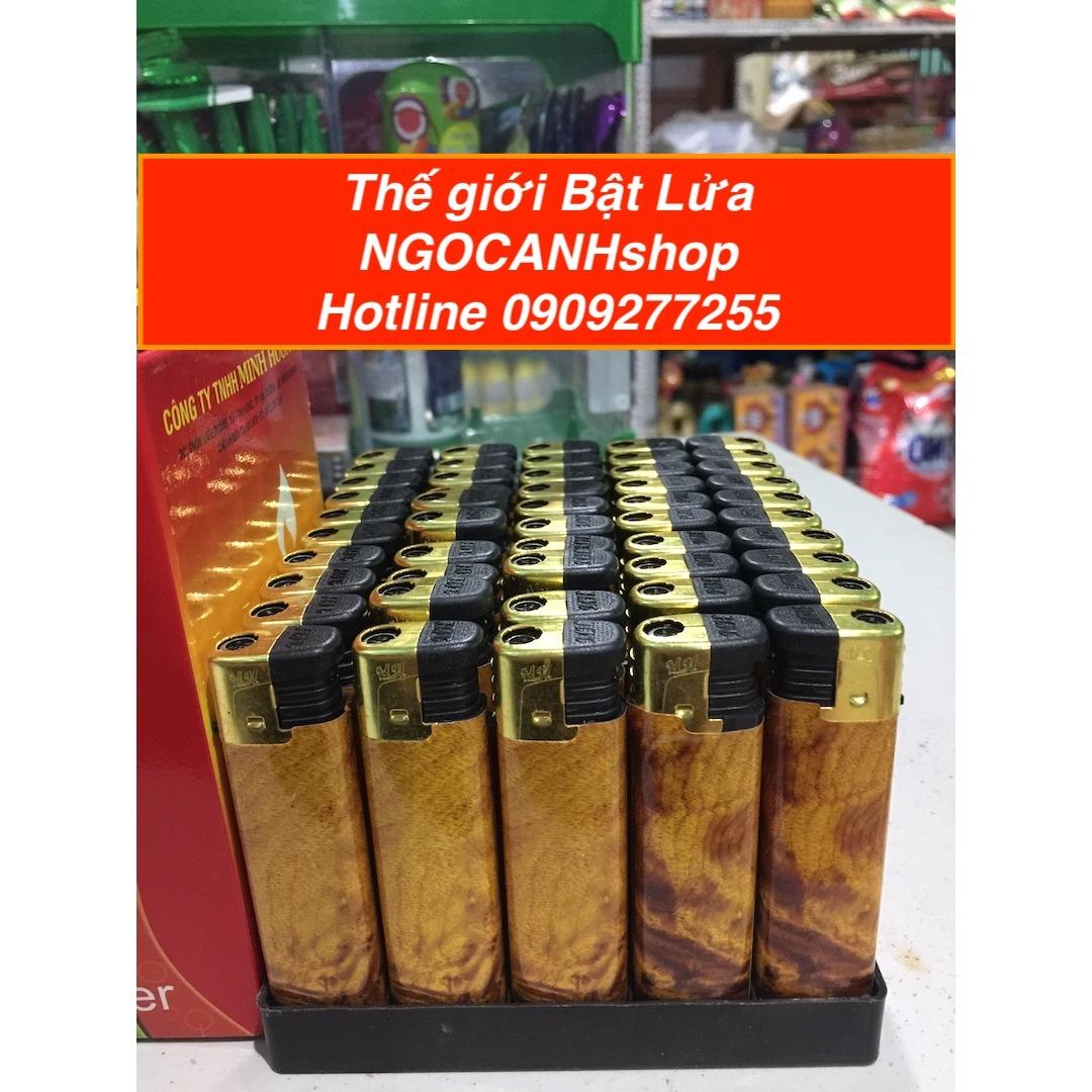 Combo 50 Bật lửa Khò Gỗ chống gió