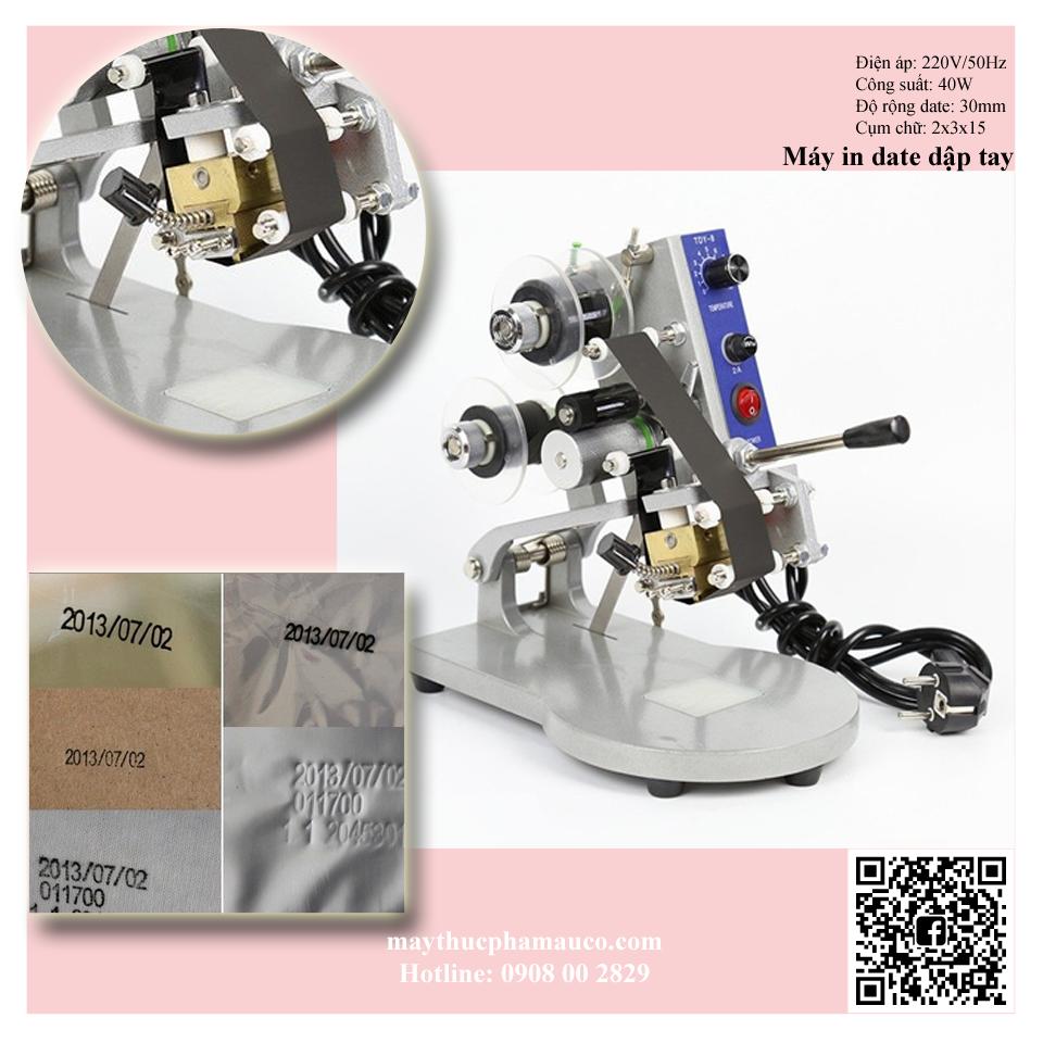 Máy in hạn sử dụng dập tay DY-8