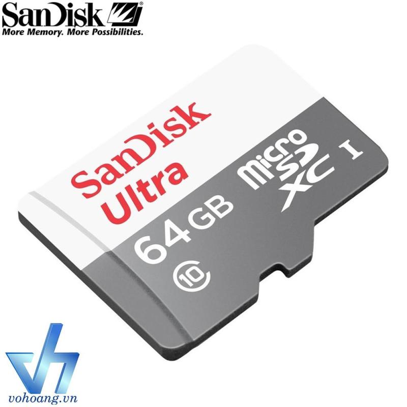 Thẻ nhớ MicroSDXC SanDisk Ultra 64GB tốc độ 80MB/s
