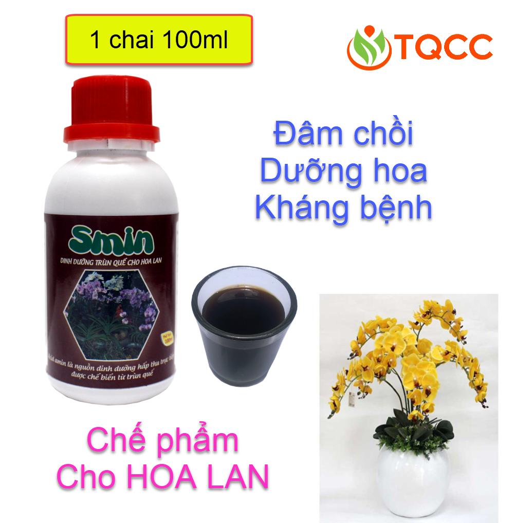 Chế phẩm sinh học dưỡng lan ra hoa, ra chồi, kháng bệnh Smin
