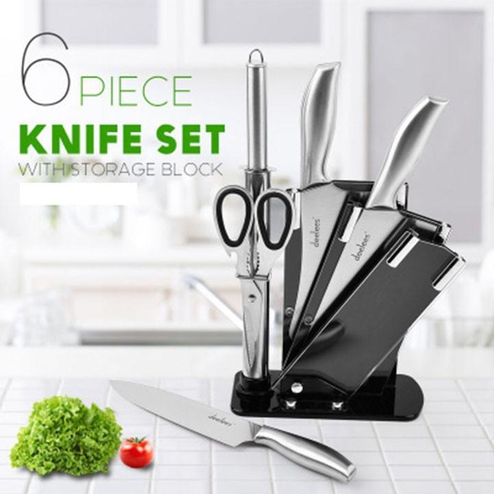 Bộ dao cao cấp Deelees 5 dao + khay 3
