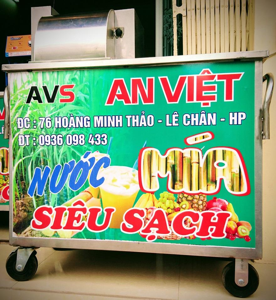 Máy ép mía siêu sạch để bàn f2-750 an việt
