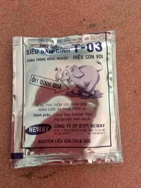 4 gói phụ gia siêu bám dính t 03 hiệu con voi