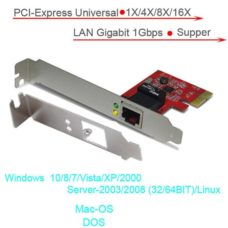 Card mạng lan gigabit pci-e1x chipset realtek rtl811e thương hiệu unitek y-7509
