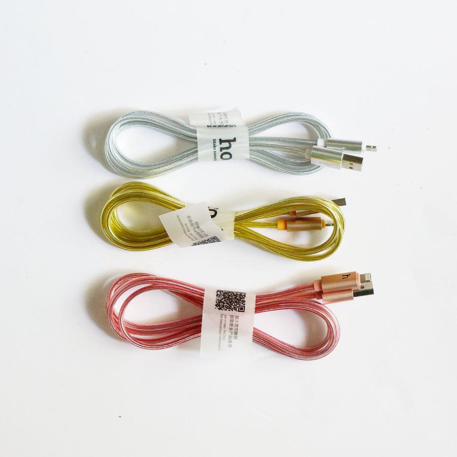 Hoco - cáp sạc upl12 cổng lightning - báo đèn - 120cm