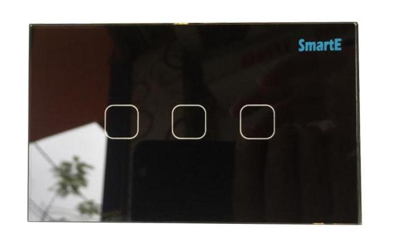 CÔNG TẮC CẢM ỨNG ĐIỀU KHIỂN TỪ XA 315Mhz SmartE SK-A0803B(màu đen)