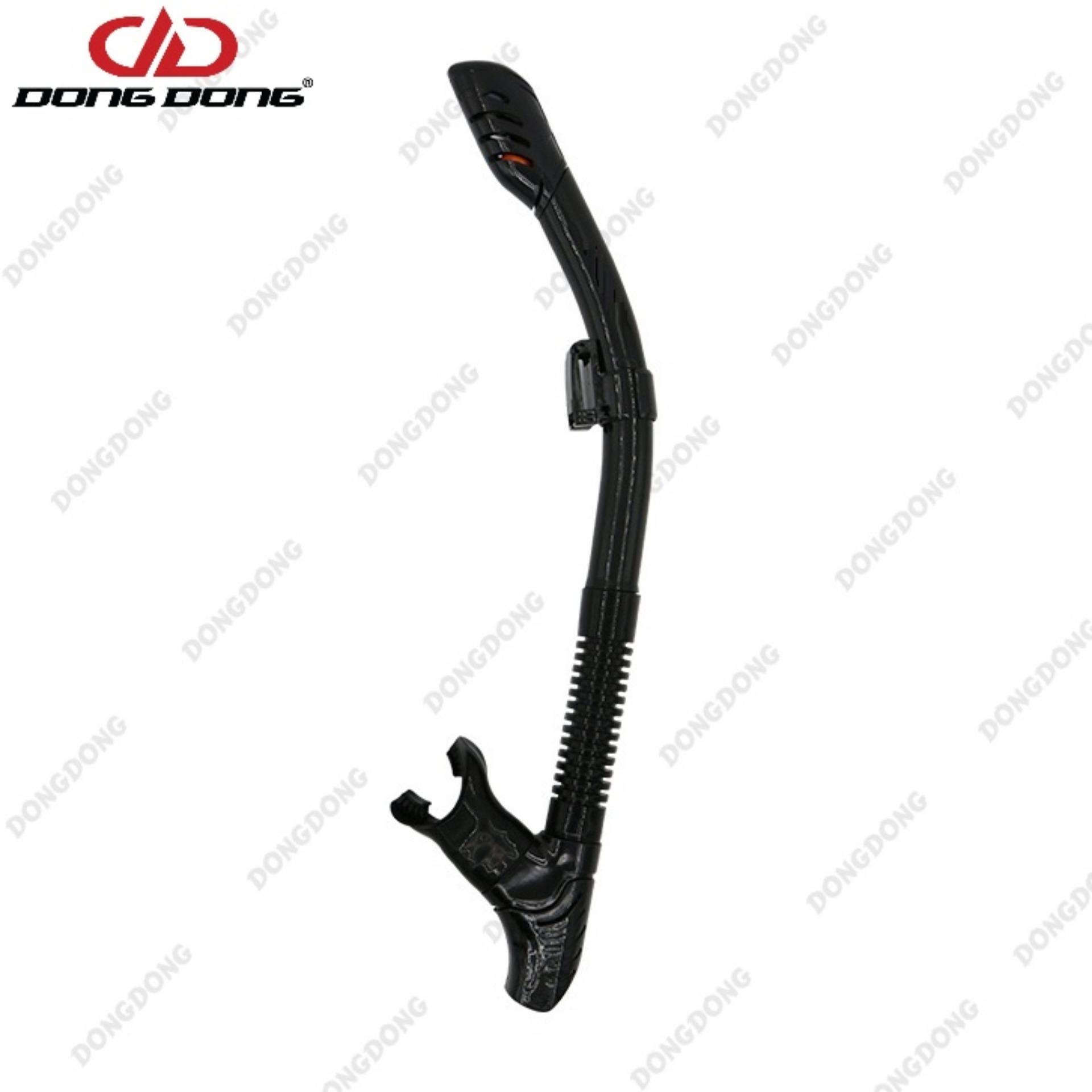Ống thở lặn biển với thiết kế Van 1 chiều NGĂN nước, miệng thở silicone có thể thay thế Cao cấp - DONGDONG