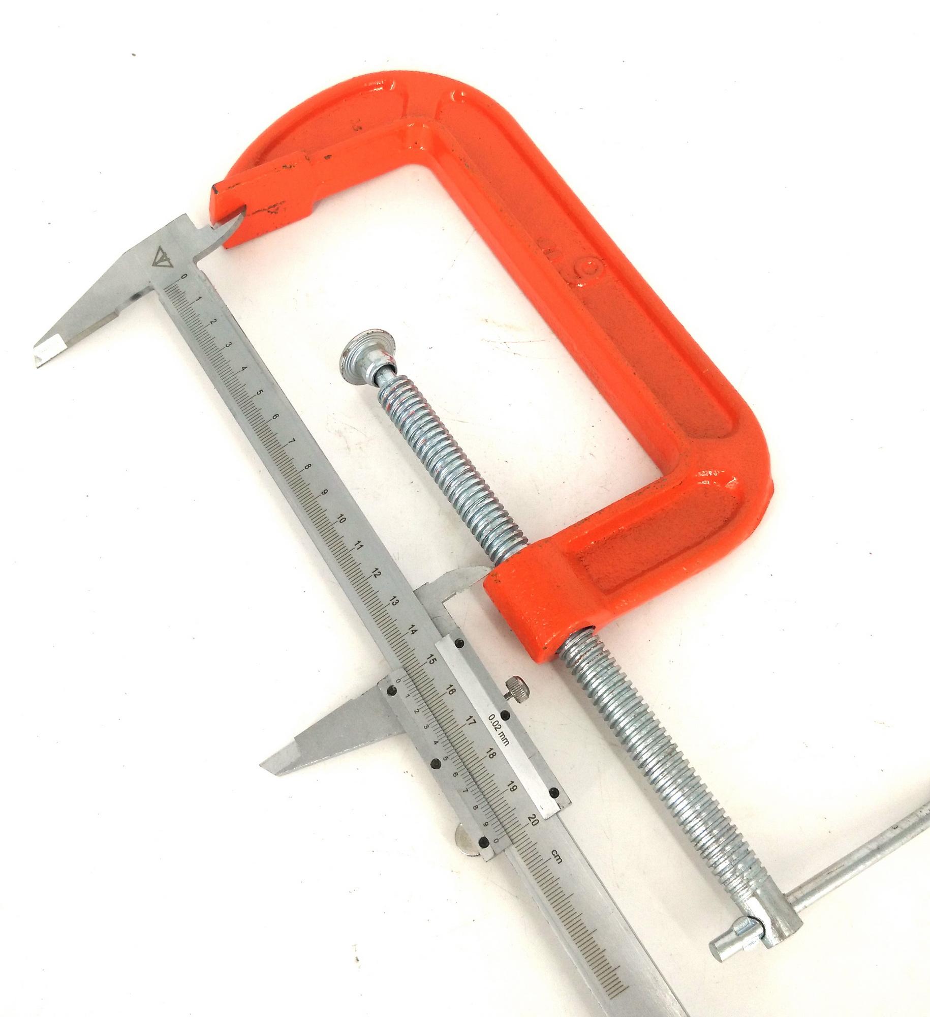 Cảo gang chữ c 6 in