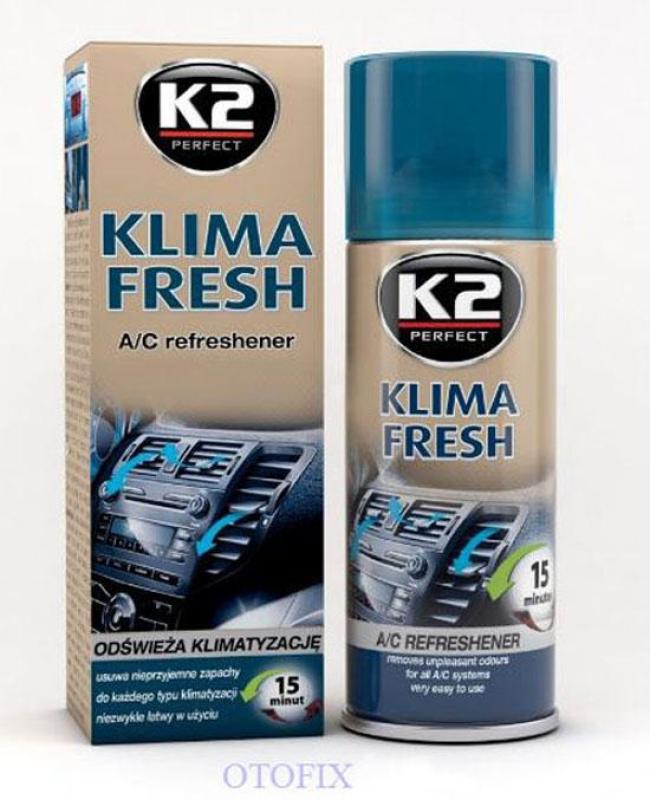 K2 KLIMA FRESH - Dung dịch phun vệ sinh , khử trùng,diệt khuẩn,làm sạch điều hòa ô tô