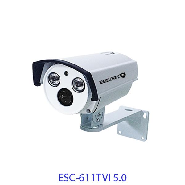 Camera thân tvi hồng ngoại led array esc-611tvi 5.0