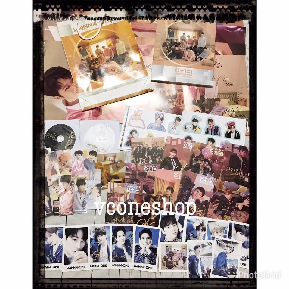 combo Photobook Wannaone Album ảnh tặng kèm poster tập ảnh in hình idol