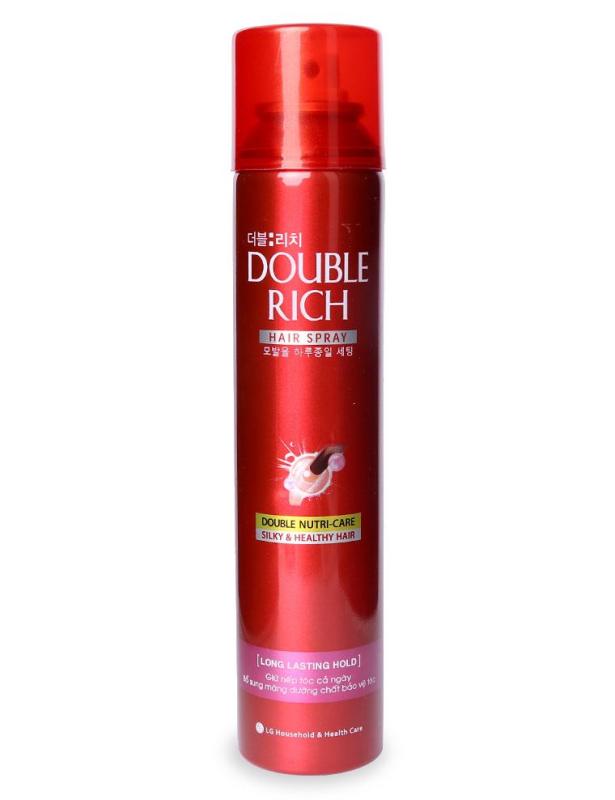 Keo Giữ Nếp Tóc Hair Spray Double Rich Chai 170ML giá rẻ