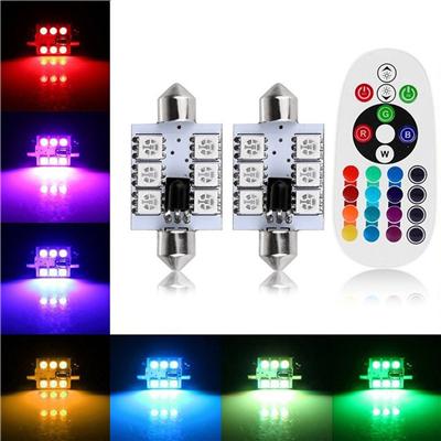Bộ đèn Led trần cho ô tô loại 6 bóng