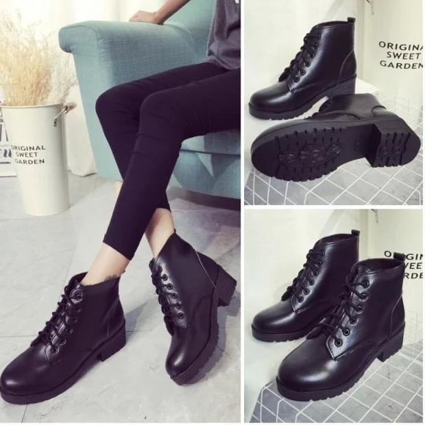 Boot nữ cao cổ đế 5cm - GCG05 , giày nữ, thời trang nữ, giày dép nữ + tặng thẻ tích điểm shoptienich92 sti1709
