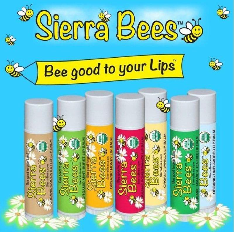 Thỏi son dưỡng môi hữu cơ Sierra Bees nhập khẩu