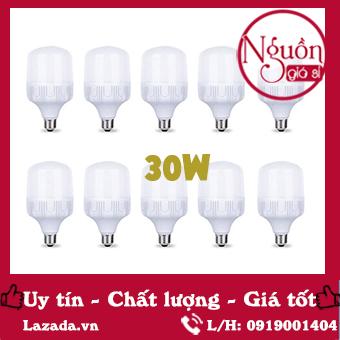 [Tặng bút thử điện] Bộ 10 Bóng đèn led 30W - Siêu sáng - Siêu tiết kiệm điện năng (trắng)