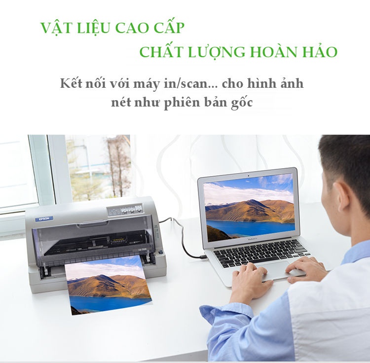 Cáp máy in USB 2.0 sang USB-B tích hợp IC khuyếch đại dài 10-15m UGREEN US122 - Hãng phân phối chính thức Cáp máy in USB 2.0 sang USB-B tích hợp IC khuyếch đại dài 10-15m UGREEN US122 - Hãng phân phối chính thức