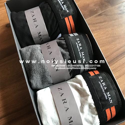 Hộp 3 quần lót tam giác nam zara