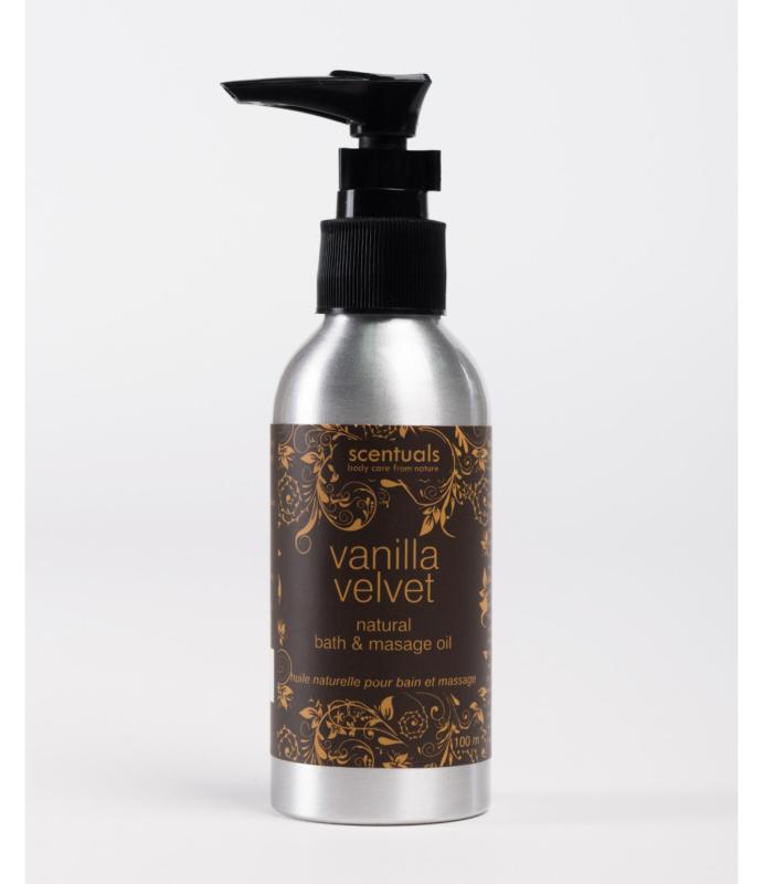 Dầu tắm và massa 100gr Vanilla / VANILLA VELVET/natural bath& masage oil 100g