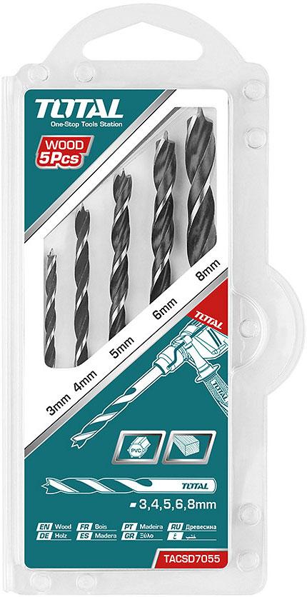 Bộ mũi khoan gỗ 5 chi tiết total tacsd7055