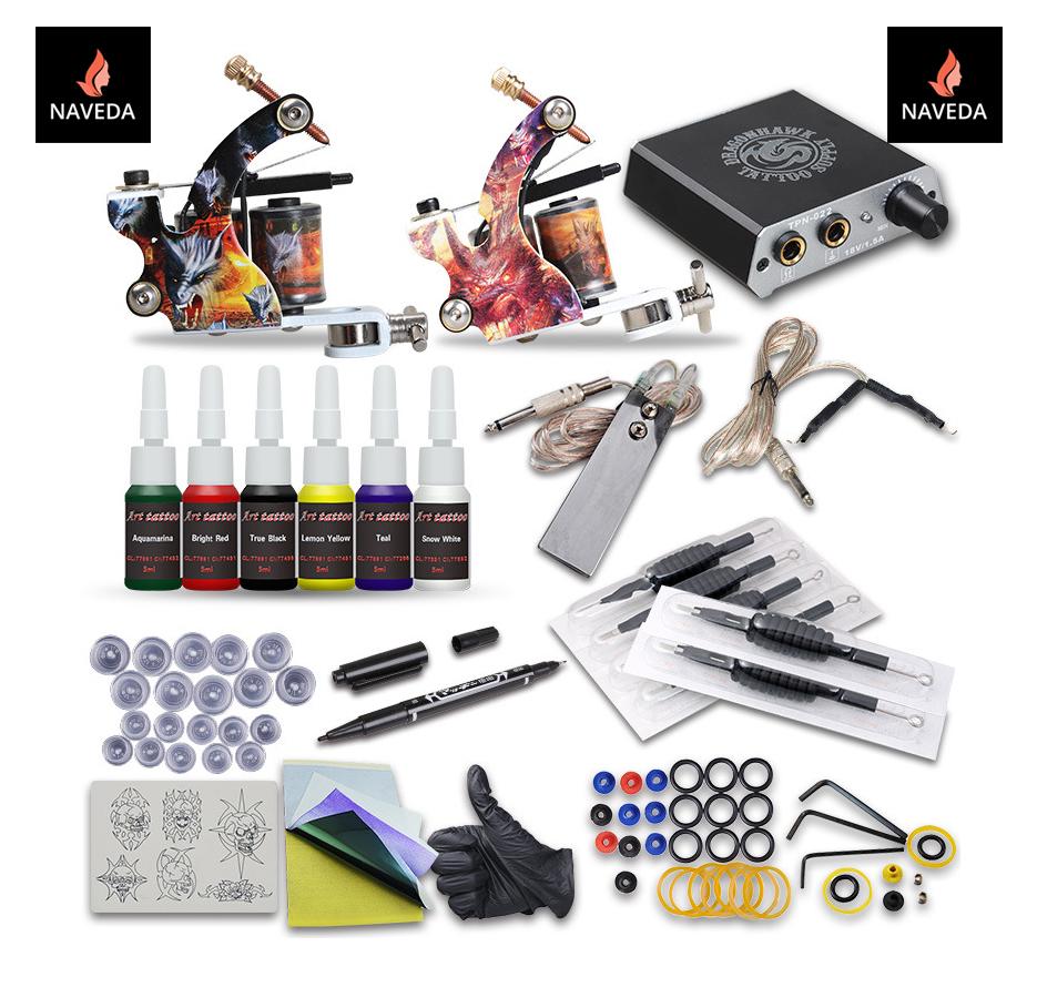 Bộ máy xăm 15 chi tiết