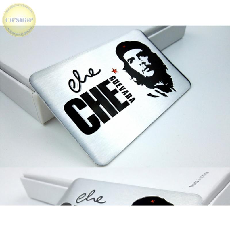 Tem kim loại in hình anh hùng che guevara