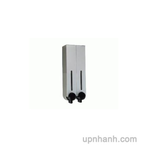 Hộp nhấn xà phòng 2 hộc nhựa abs atmor model: dh-725-2vp