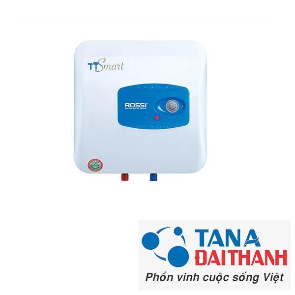 Bình Nước Nóng Chống Giật Rossi TI Smart 30L (White) Máy Nước Nóng Gián Tiếp Công Nghệ Chống Giật ELCB
