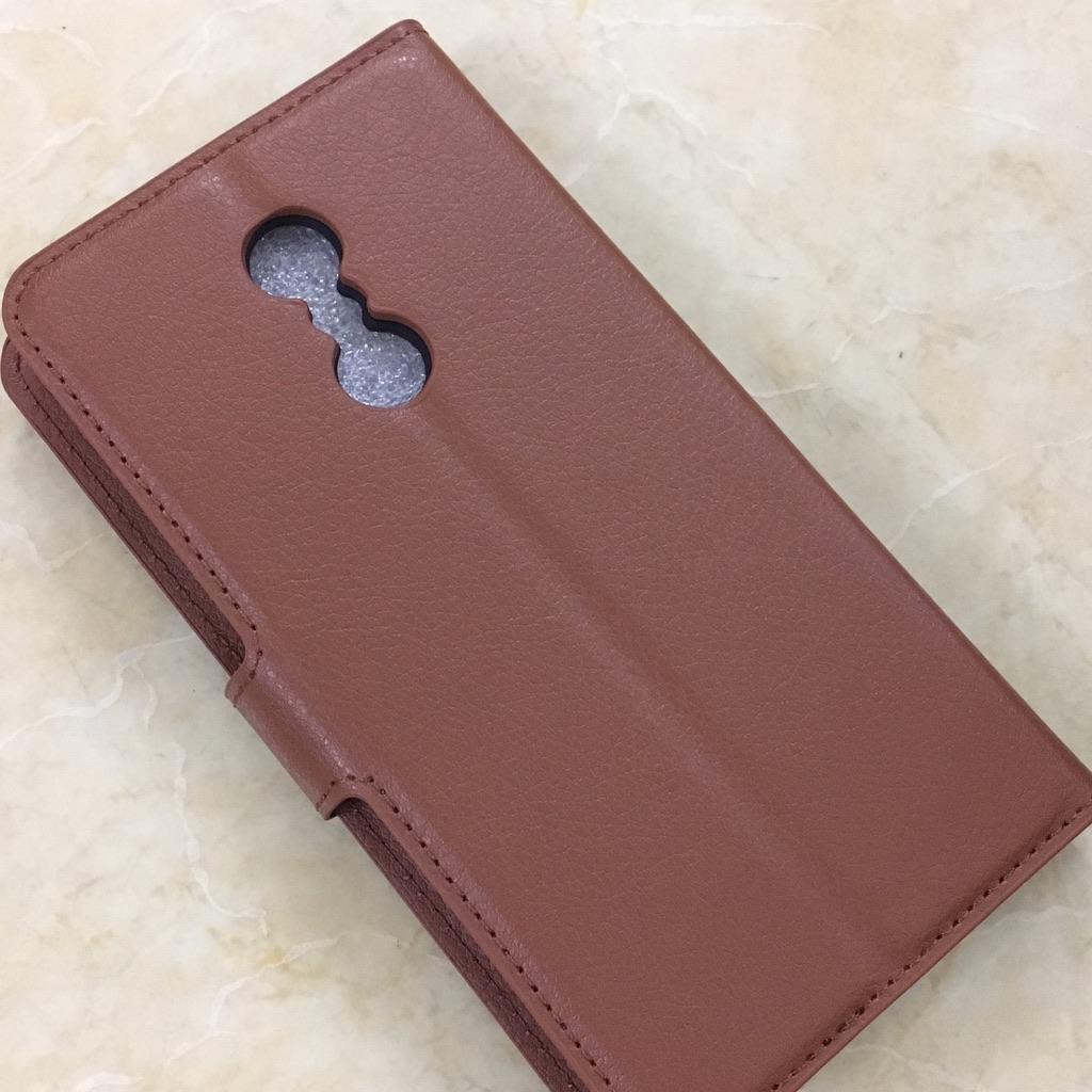 Lenovo K6 Note - Bao da PU có khe đựng thẻ cho điện thoại
