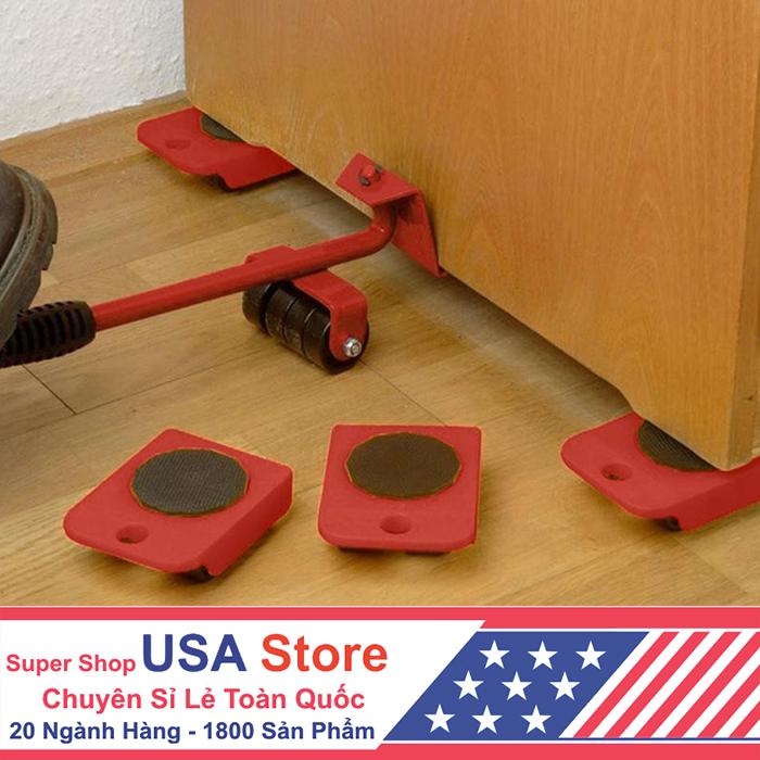 Kit Nâng Đồ Nặng Di Chuyển Có Bánh 5PC (Màu Ngẫu Nhiên) CDS1152