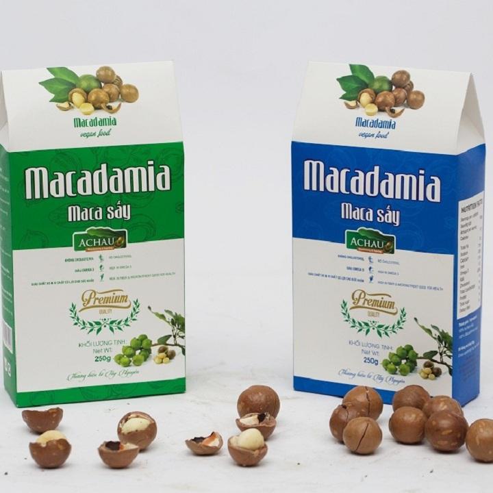 Hạt mắc ca Lâm Đồng thương hiệu Á Châu hạt loại I 1KG