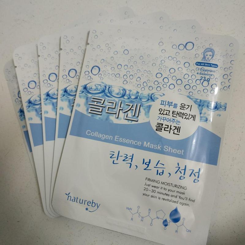Mặt Nạ Hàn Quốc .combo 5 mặt nạ tuyết dưỡng trắng da 3W Clinic Fresh White Mask Sheet 23ml X 5 cao cấp
