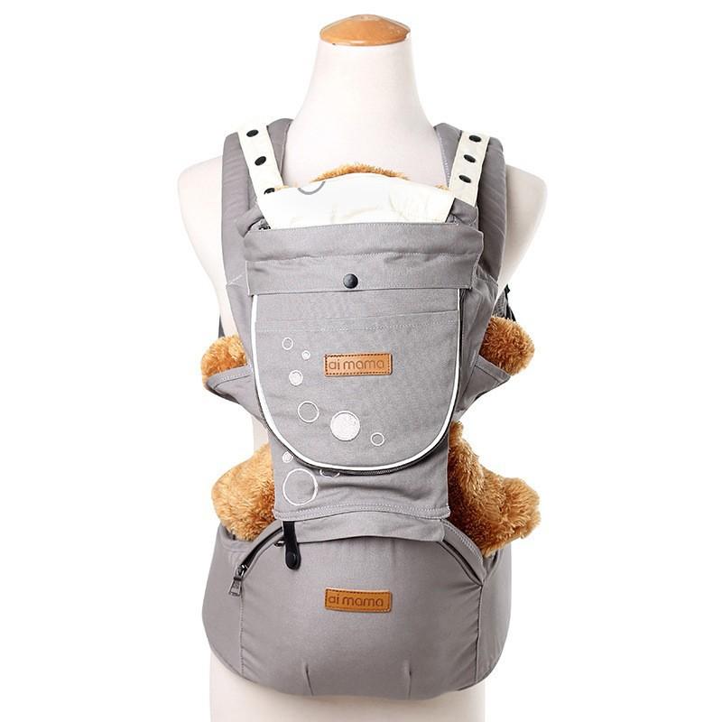 Địu mềm trẻ em cao cấp kèm đế trợ lực Aimama