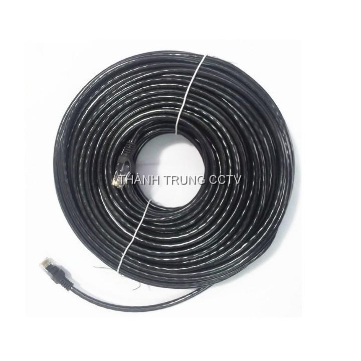Cáp mạng 5E ngoài trời bấm sẵn đầu dài 60 mét