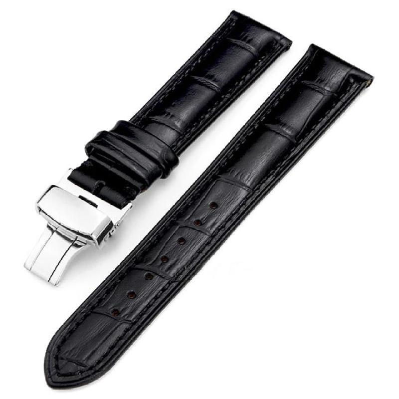 Dây đồng hồ nam size 22mm khóa bướm inox D1712 bán chạy