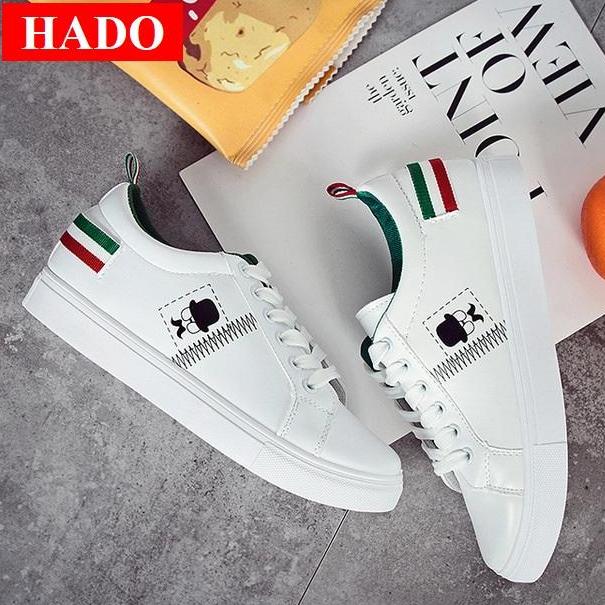Giày sneaker thời trang nữ - doha shop shop sn005tx trắng phối xanh