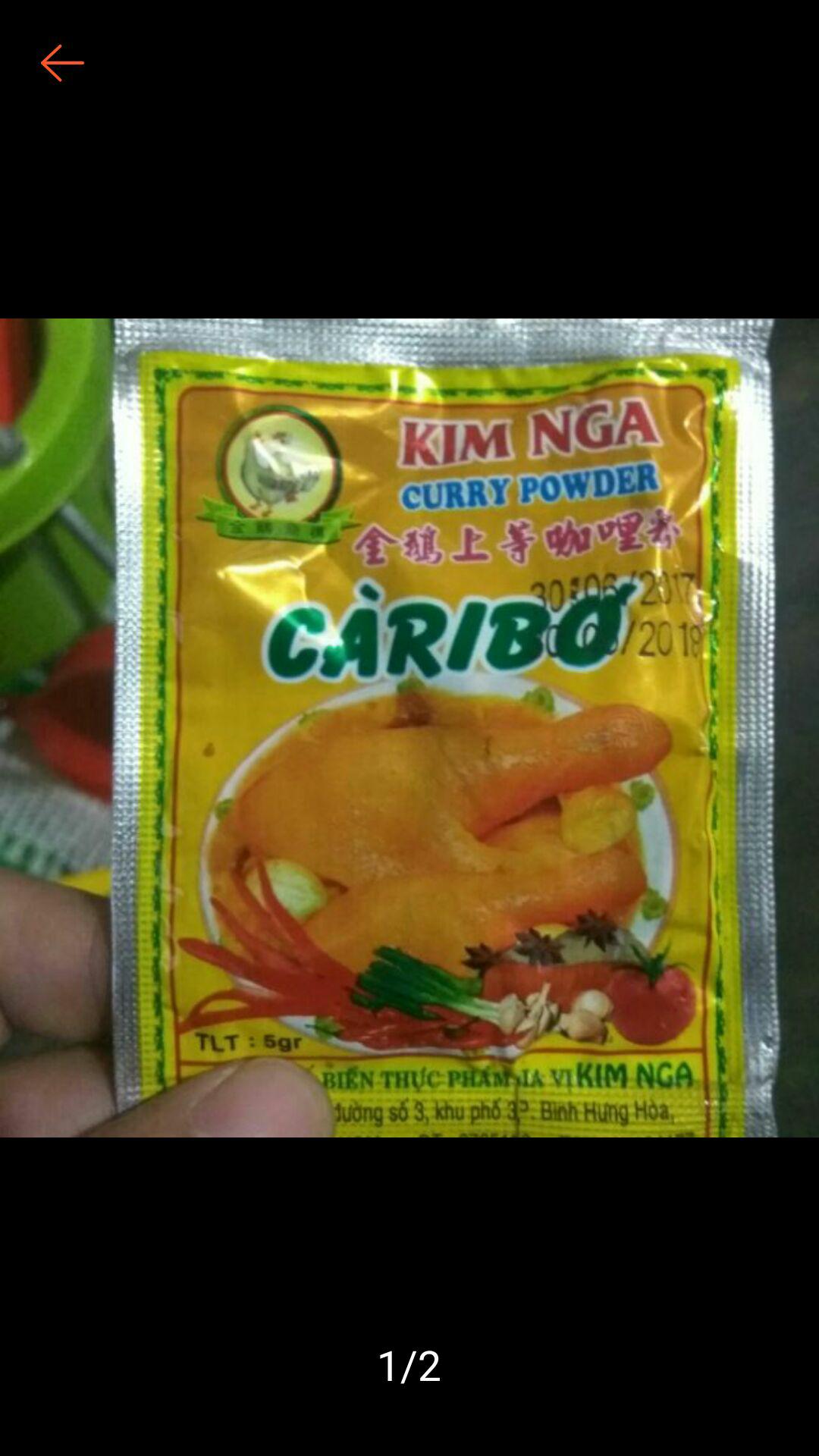 Gói cari bơ