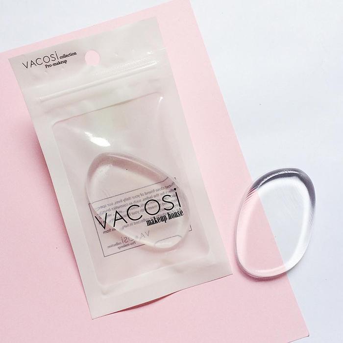 Bông phấn trang điểm silicon cao cấp vacosi