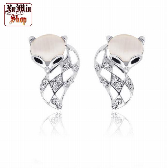 Khuyên hồ ly đá mắt mèo XM70