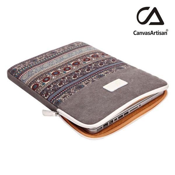 Túi chống sốc Macbook Laptop CanvasArtisan thổ cẩm dọc