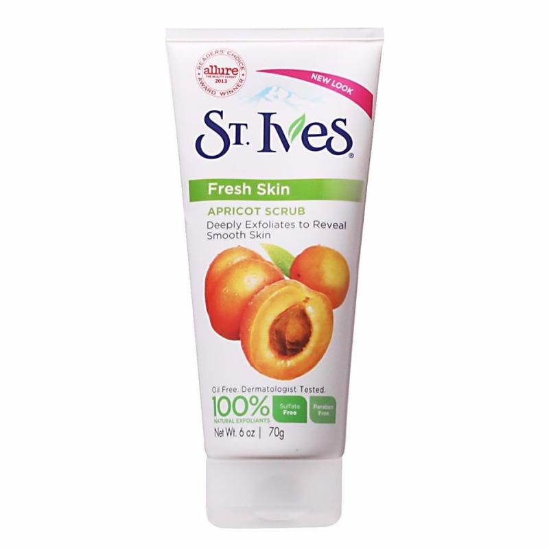 Tẩy Da Chết Dưỡng Da Trị Mụn Chiết Xuất Quả Mơ St.Ives Fresh Skin Apricot Scrub 170g nhập khẩu