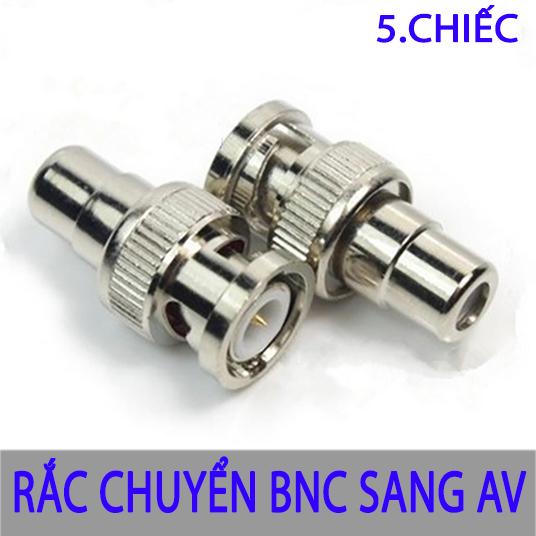 Bộ 5 rắc chuyển bnc sang av hoặc av sang bnc cho camera