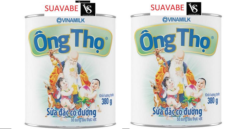 Bộ 2 hộp sữa đặc vinamilk ông thọ có đường 380g